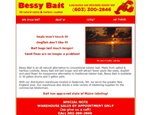 Tablet Screenshot of bessybait.com